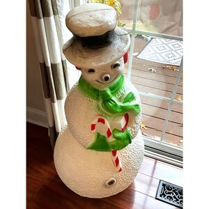 Vintage Frosty the Snow Man Blow Mold Huge Size good condition *PICK UP ONLY*